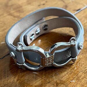 Rustic Cuff Leather Horse Tack Wrap Bracelet